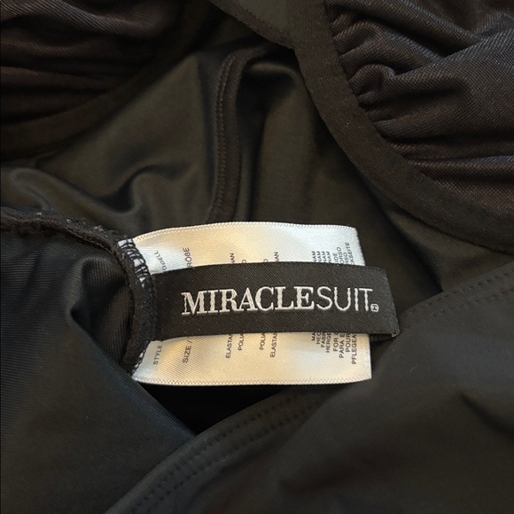 Miraclesuit Classic Black Swim Dress size 6 - Picture 5 of 6
